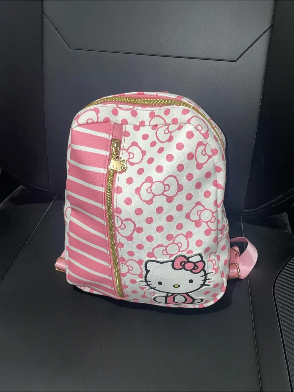 Hello Kitty Pink Polka Dot little girls Backpack